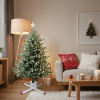 vidaXL Stojan na vianočný stromček biely 61x61x15,5 cm - Biela - 217817-211341