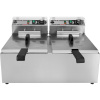 YATO GASTRO Stolná fritéza 2 x 11,5 litra 2 x 5000 W