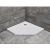 RADAWAY DOROS PT 90 x 90cm sprchová vanička päťuholníková nízka, so sifónom, akrylát, SDRPT9090-01