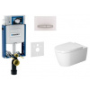Geberit SET Kombifix 110.302.00.5 +WCzávesné Duravit MEbyStarck Rim+sedSC+Sigma50 Biele 110.302.00.5 NM8