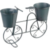 Dekorácia MagicHome Mecco, Stojan na 2 kvetináče, bicykel, 50x15x37 cm