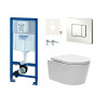Swiss aqua technologies Cenově zvýhodněný závěsný WC set Grohe do lehkých stěn / předstěnová montáž+ WC SAT Brevis SIKOGRSBR2S