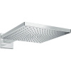 HANSGROHE Raindance E horná sprcha 1jet EcoSmart, 300 x 300 mm, so sprchovým ramenom 390 mm, chróm, 26239000