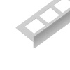 SP21 schodová lišta T ACARA, STEP, nerez V4A kartáčovaný, 10+12,5 mm, 2,5 m