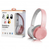 Bluetooth sluchátka ALIGATOR AH02 rosegold (Bluetooth sluchátka ALIGATOR AH02 rosegold - bezdrátový poslech, FM rádio a SD karta)