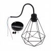 Black Retro Tienidlo s príveskom lampy lampy lampy (Black Retro Tienidlo s príveskom lampy lampy lampy)