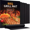 5 x Grilovacia podložka na pečenie Grilovacia podložka do rúry Opätovne použiteľné podnosy (SADA TEFLÓNOVEJ GRILOVACIE PODLOŽKY BBQ ROŠT NA PEČENIE 15 ks PRÍSLUŠENSTVO)