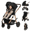 Lionelo Kombinovaný AMBER 2IN1 black onyx 2023
