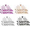 CANYON sada samolepiek na bicykel sada 99-4G NÁHRADA - YESS Nálepky