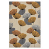 Outdoorový koberec Sanderson Dandelions clocks ochre/silver 445803 Brink & Campman 140 x 200
