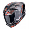 Motocyklová prilba SCORPION EXO-391 CLUTTER BLACK/RED M +DARČEKY