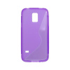 Puzdro gumené Samsung G800 Galaxy S5 mini fialové