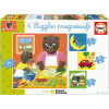 Educa - Puzzle 4v1 Progressive Puzzle Petit Ours Brun - 1-39 dielov