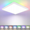 Stropné svietidlo, lampa - ZMH White Square RGB LED stropná lampa App 36W (ZMH White Square RGB LED stropná lampa App 36W)
