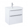 Jika Pure Skrinka s umývadlom, 60x54x42 cm, 2 zásuvky, lesklá biela H40B2324025002
