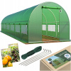 ZÁHRADNÁ FÓLIA TUNNEL UV-4 SKLENÍK 6x3m PREMIUM STAN 18m2 + (ZÁHRADNÝ FÓLIOVÝ TUNNEL 18m2 UV4 SKLENÍK 6x3m FÓLIA PREMIUM STAN + ZADARMO)