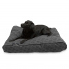 Lex & Max Luxusný poťah na pelech pre psa Lex & Max Allure 90 x 60 cm | sivý