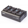 Swit LC-D421C KIT | 4-CH DV nabíjačka so 4x doskami Canon BP Style