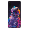 Lesklé pouzdro iSaprio pro Huawei P30 Lite - Neon Astronaut (Lesklé pouzdro, kryt, obal iSaprio Exclusive na mobil Huawei P30 Lite s motivem Neon Astronaut - elegantní skleněný vzhled, skvělá ochrana