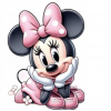 CUKROVÁ TLAČ jedlý obrázok na tortu Cukrová hmota Minnie Mouse rozprávka 39 + MENO