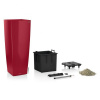 Lechuza geobra Kvetináč Lechuza Cubico Alto all-in-one set Farba: červená