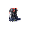 boty TECH 10, ALPINESTARS (šedá/modrá/červená/bílá, vel.47)