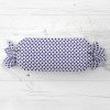 Biante Vankúš valec bonbon Sandra SA-241 Tmavo modré Maroko 15x40 cm