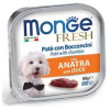 MONGE FRESH - paštika a kousky s kachnou pro psy 100g