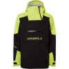 O'Neill PM GTX 3L PSYCHO TECH ANORAK čierna,svetlo zelená Pánska snowboardová/lyžiarska bunda S
