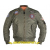 Bunda MIL-TEC MA1 bomber detská-olivová