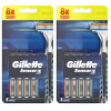 Gillette Sensor3 Náhradné čepele na holiace strojčeky, 16 kusov (Senzorové vložky Gillette Blue 3 16 ks)