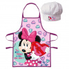 Dětská zástěra s kuchařskou čepicí Minnie bonboniéra