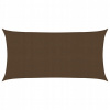 Slnečná plachta, 160 g/m², hnedá, 2,5 x 4,5 m, HDPE