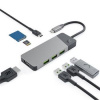 Green Cell Adapter HUB Connect 7in1 (3xUSB-A 3.1 HDMI 4K 60Hz USB-C PD 85W) for Apple MacBook,LENOVO,Asus,Dell HUBGC01