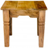 LAKŠMI odkladací stolík Guru 45 × 40 × 45 cm z mangového dreva – Mango Natural