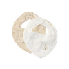 Little Dutch Podbradník bandana 2 ks Husa Newborn Naturals