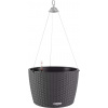 Lechuza Závesný kvetináč NIDO Cottage 35 - granitová