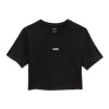VANS FLYING V CROP CREW SPORT TEE Black - S