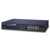 FGSD-1008HPS PoE switch, 8x100, 2x1000-TP/SFP, Web/SNMP, STP/RSTP, ext 10Mb/s,IEEE 802.3at 125W