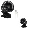 Čierny bezdrôtový ventilátor Ruhhy 25567 PRO - 25567