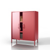 Jan Nowak Skříňka s policemi VITO, 800 x 1015 x 400 mm, Moderní : červená