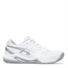 Asics Gel-Dedicate 8 Clay Women's Tennis Shoes White/Silver 4 (37)