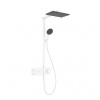 Hansgrohe Raindance Alive Q - Sprchový set s termostatom, 21x34 cm, 3 prúdy, matná biela 24590700