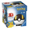 Ravensburger Verlag GmbH RAV 3D puzzle lopta 54 Pokémon čierna 11266