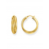 Thomas Sabo CR738-413-39 Bold - Gold-plated Hoop Earrings 27,0 mm Intertwined design