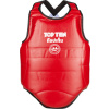 TOP TEN Chest guard “Jot Muay” - red, size XS Size: M, Color: Red, Gloves cut: Without Label
