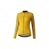 Shimano dámsky cyklistický dres s dlhým rukávom KAEDE PRINTED LONG, žltá S