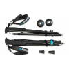 Warmpeace RIDGEWALK black/blue trekové palice