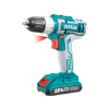 Vrtací šroubovák aku, 20V Li-ion, 2000mAh, industrial TOTAL-TOOLS