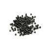 Plastové voskové korálky / perly Glance Ø3 mm - 10 g 02 čierna